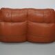 Vintage Patchwork Leather 2-seater Beanbag / Sofa