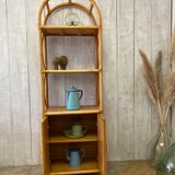 Vintage rattan floor