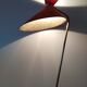 Scoubidou tripod floor lamp, Lunel style diabolo lampshade, 1950s