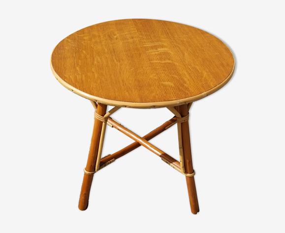 Table en rotin
