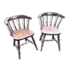 Lot of two CTC-stamped saloon chairs