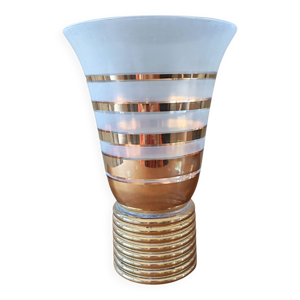 Vase art déco en verre