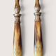 Silver-plated salad servers
