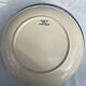 Set of 6 flat blue plates in Indian ceramic