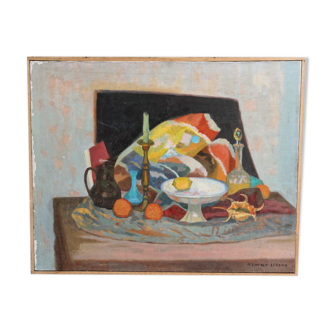 Oil on canvas - still life, large format