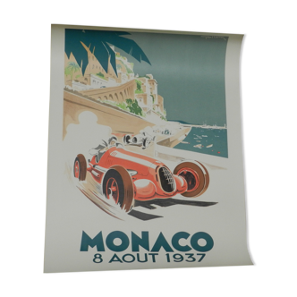 Poster Monaco Grand Prix of 1937 -