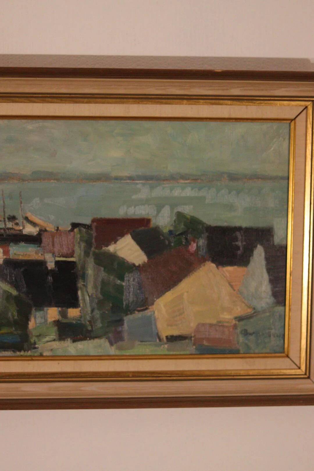 “Coastal Village” by K. Berndström