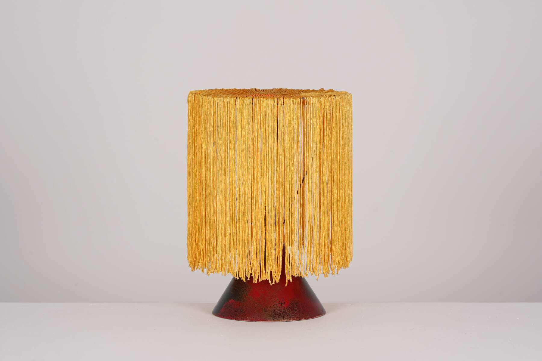 Art Deco lamp in lacquered wood circa 1930