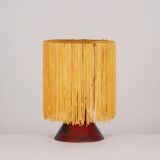 Art Deco lamp in lacquered wood circa 1930