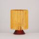 Lampe Art Déco en bois laqué circa 1930