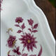 Ensemble de deux assiettes plates anciennes Sarreguemines Aubusson