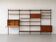Olof Pira wall system with desk, shelves and cupboards for Plan Mobel,