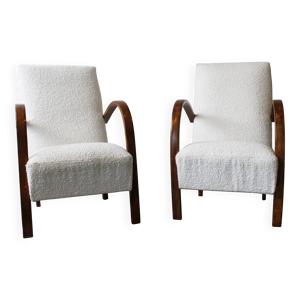 Paire de fauteuils par