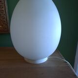 Vintage glass egg lamp