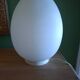 Lampe oeuf en verre vintage