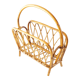 Rattan magazine holder