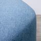 Modo pouf designed by Luca Botto for LaCividina in Blue fabric