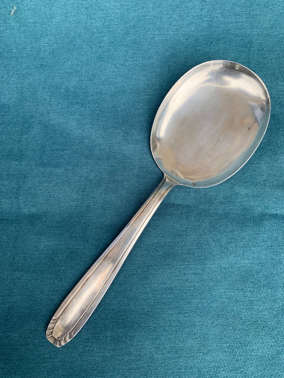Poincon silver metal pie and cake shovel