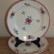 Duo d'assiettes plates Sarreguemines service Danube
