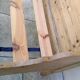 Vintage pine bed chalet style Savoie for one person