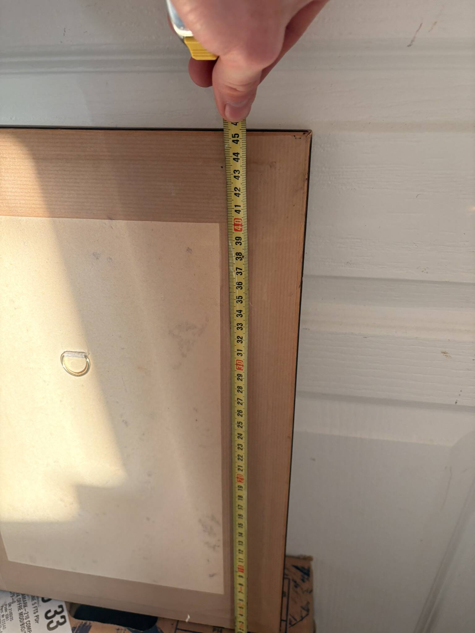 Framed Paper Painting WILLIAM BRUI contemporary abstract modernism