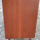Vintage chest of drawers from the 50s 4 drawers feet compass and mahogany fins