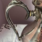 Shaw & Fisher - Sheffield (silver plated) English teapot, 19th century