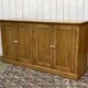 1950s English 4-door fir sideboard