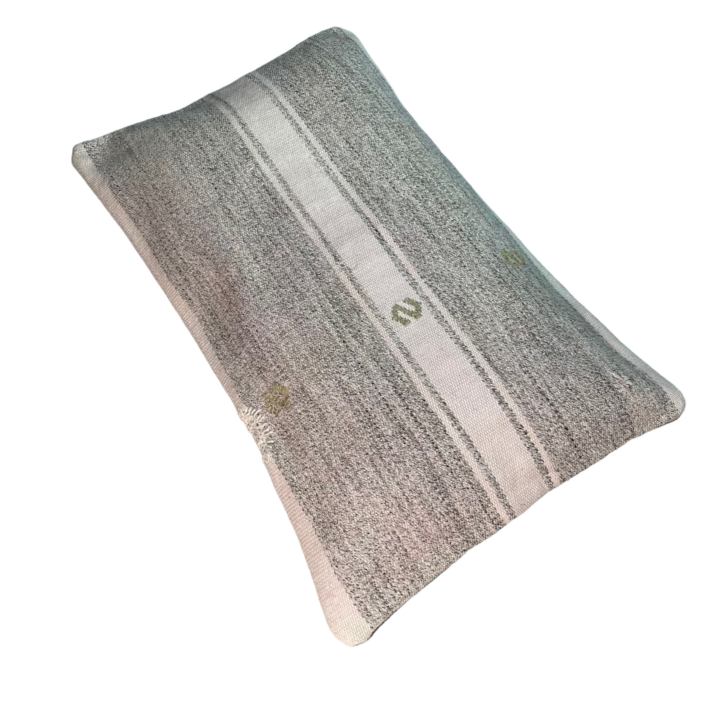 Vintage turkish handmade kilim cushion cover , 30 x 50 cm