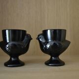 Set of 2 shellers black hen