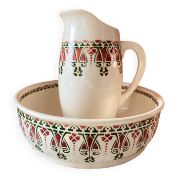Art Deco toilet set