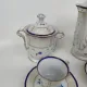Coffee service in Limoges porcelain, by Bernardaud. 1930s.