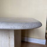 70s travertine nesting tables
