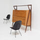 Bar cabinet by Louis Paolozzi for René Godfrid, 1950s