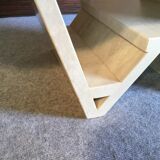 Travertine coffee table