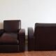 Set of two Club armchairs