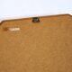 Very nice 1960s octagonal teak wall mirror | 45cm