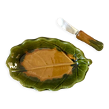 Vallauris ceramic butter dish 70s