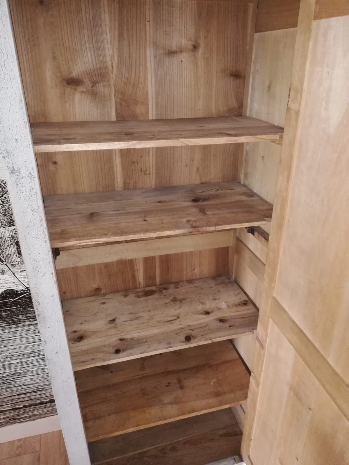 Old Parisian wardrobe 19th century