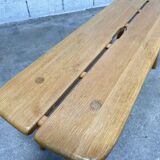Vintage oak bench from the 1950s