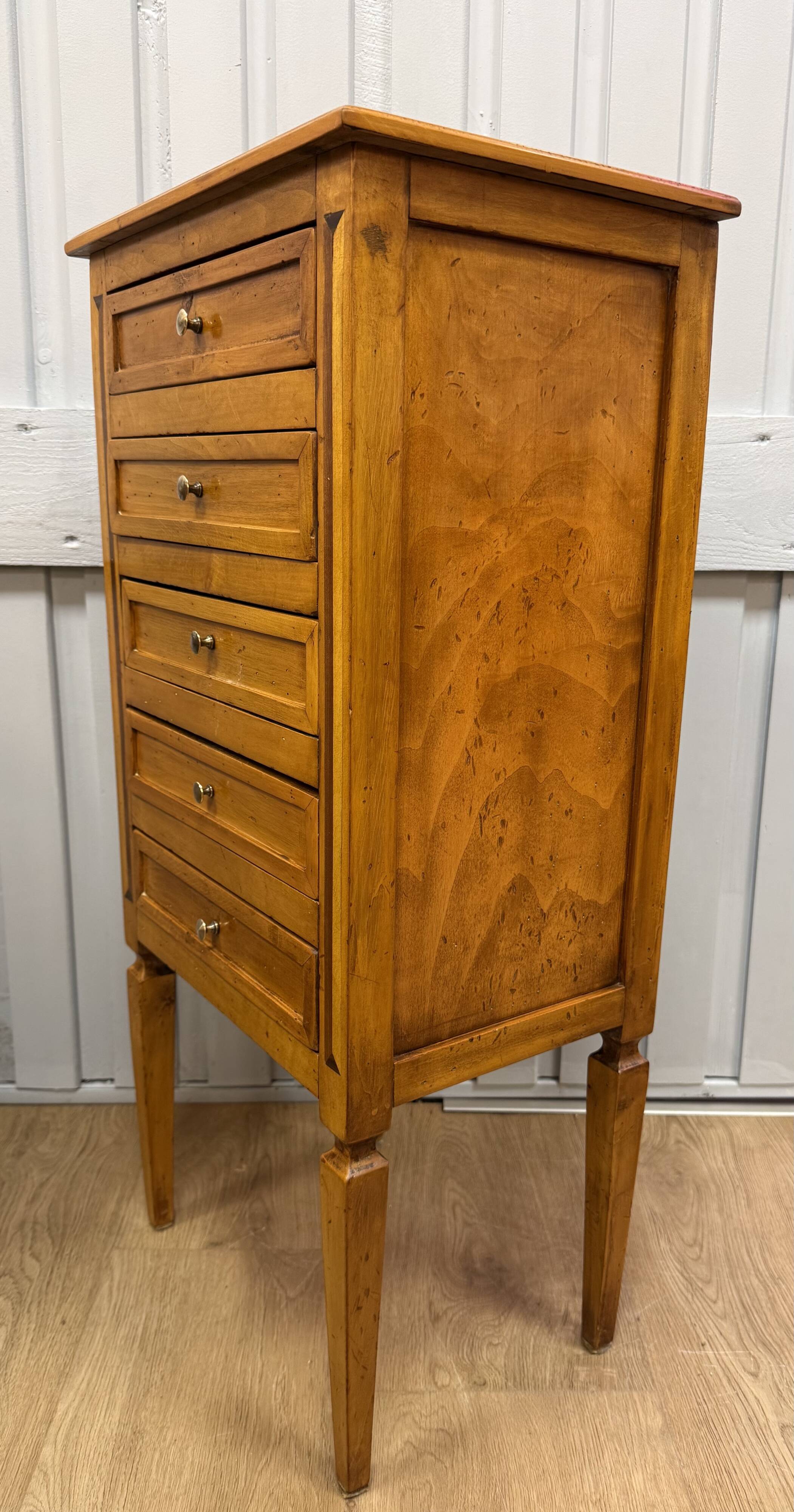 Louis XVI style chest of drawers