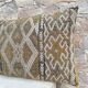 Vintage Berber cushion cover: Moroccan wool cushion, Boujad pattern