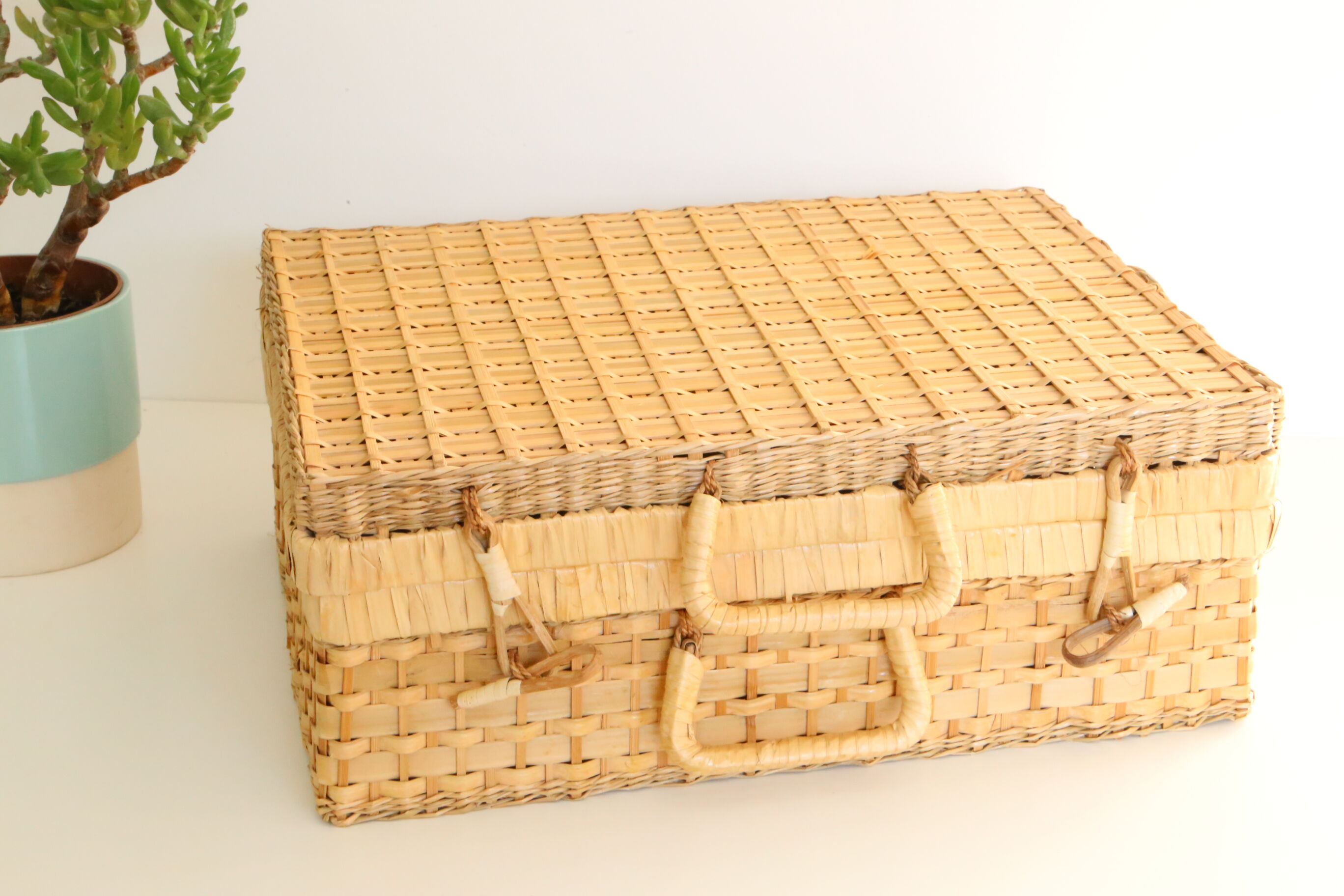 Wicker valisette