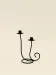 Bougeoir double volute