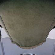 Vintage Suede Lounge Chair by Lusch Germany, 1960s