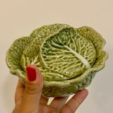 Vintage slurry dish in the shape of cabbage