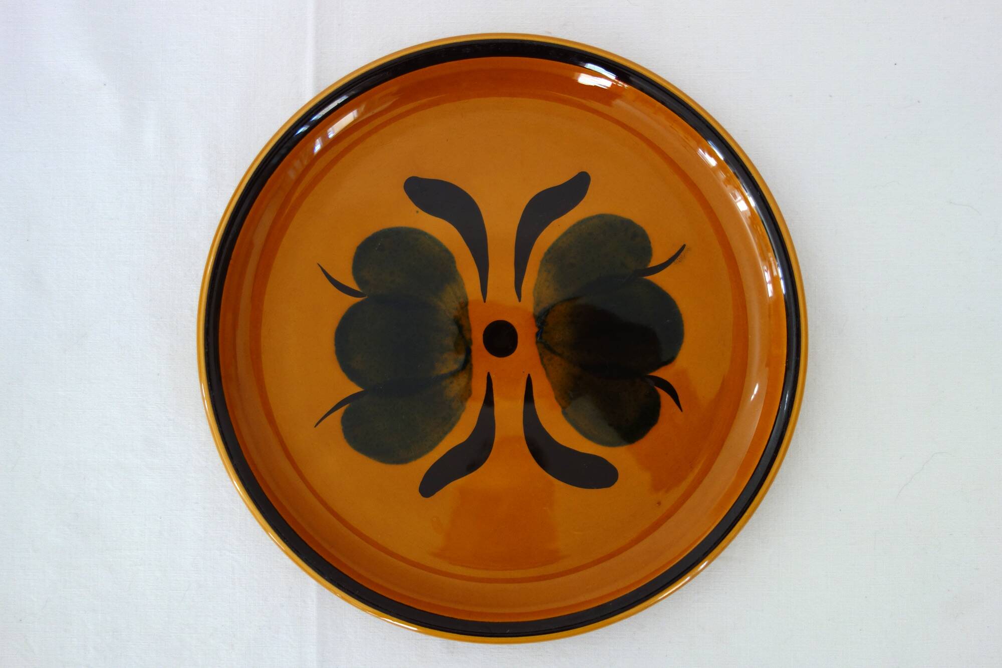 Lot of 6 Salins plates vintage Aigues model