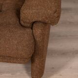 Paire de fauteuils années 70 en tissu mod. Coronado design Afra & Tobia Scarpa