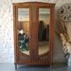 Large wardrobe with glass Deco / mirror