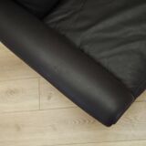 Brown leather armchair, Danish design, 1960s, designer: Aage Christiansen,